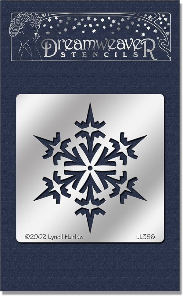 STAMPENDOUS - STENCIL GOTHIC SNOWFLAKE