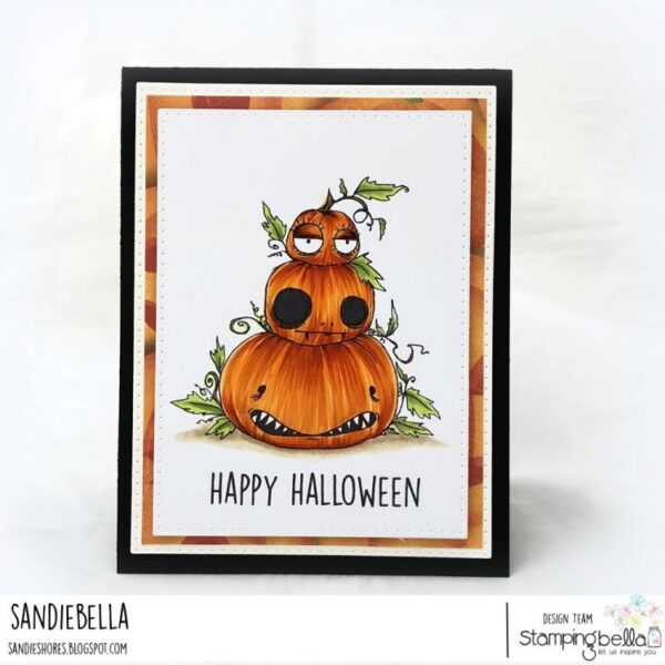 STAMPINGBELLA - TIMBRO GOMMA ODDBALL PUMPKIN PILE - Image 2