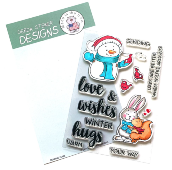 GSD STAMPS - TIMBRO CLEAR SENDING HUGS