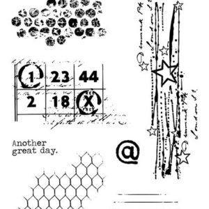 ELIZABETH CRAFT DESIGNS - TIMBRO CLEAR BACKGROUND STAMPS 1