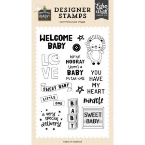 ECHO PARK - TIMBRO CLEAR BABY BLOCKS STAMP SET