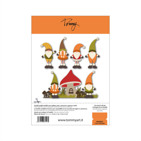 TOMMY ART - FUSTELLA GNOMES