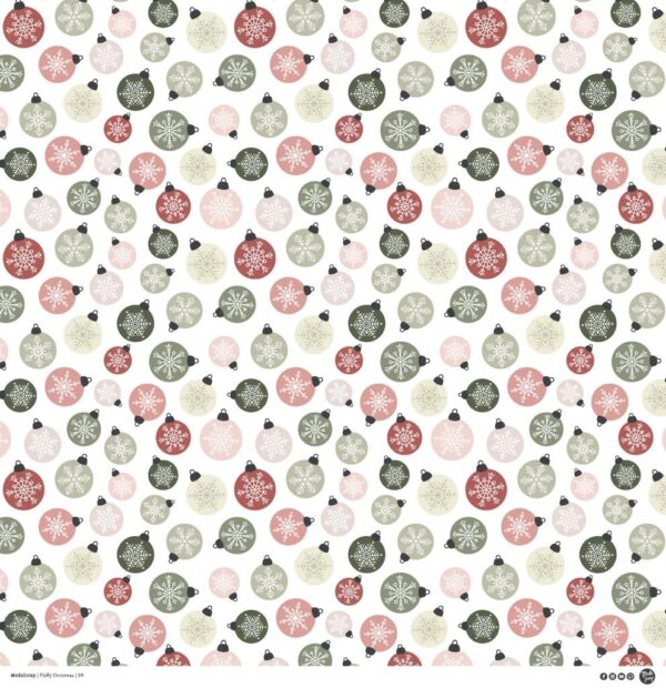 MODA SCRAP - CARTA FLUFFY CHRISTMAS 09