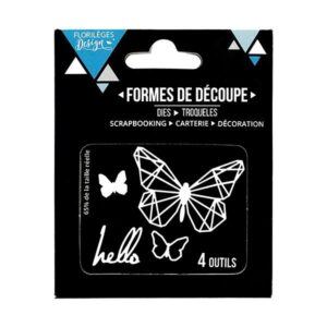 FLORILEGES DESIGN - FUSTELLA HELLO BUTTERFLY