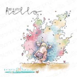 STAMPINGBELLA - TIMBRO GOMMA HELLO DANDY LION