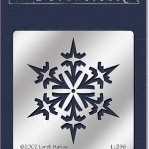 STAMPENDOUS - STENCIL GOTHIC SNOWFLAKE