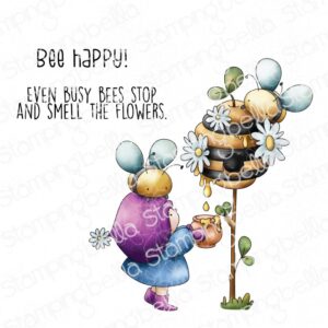 STAMPINGBELLA - TIMBRO GOMMA BUNDLE GIRL AND THE BEEHIVE