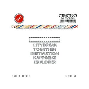 MES P'TITS CISEAUX - FUSTELLA ETIQUETTE(S)