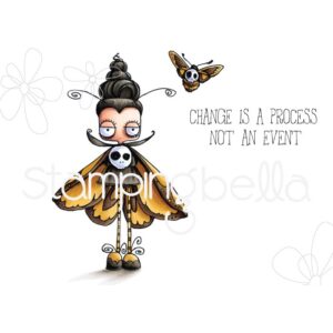 STAMPINGBELLA - TIMBRO GOMMA ODDBALL MOTH