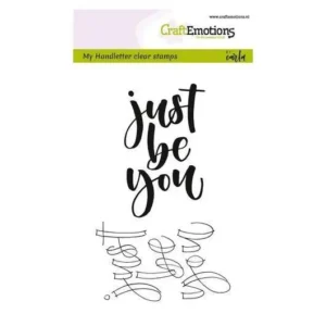 CRAFTEMOTIONS - TIMBRO CLEAR JUST BE YOU