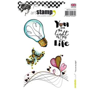 CARABELLE STUDIO - TIMBRO GOMMA YOU ARE MY LIGHT