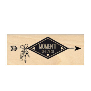 FLORILEGES DESIGN - TIMBRO LEGNO MOMENTI DELIZIOSI