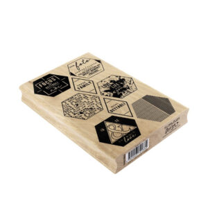 FLORILEGES DESIGN - TIMBRO LEGNO ESAGONI