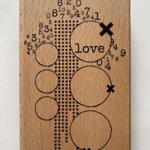 FLORILEGES DESIGN - TIMBRO LEGNO LOVE