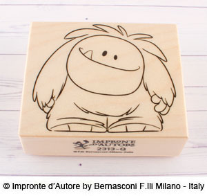 IMPRONTE D'AUTORE - TIMBRO LEGNO YETI