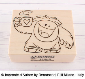 IMPRONTE D'AUTORE - TIMBRO LEGNO YETI
