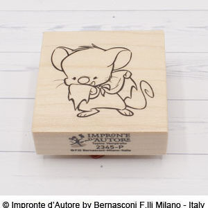 IMPRONTE D'AUTORE - TIMBRO LEGNO TOPINO VAMPIRELLO