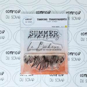 COMPTOIR DU SCRAP - TIMBRO CLEAR SUMMER MEMORIES