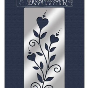 STAMPENDOUS - STENCIL HEART WHIMSY