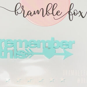 BRAMBLEFOX - ABBELLIMENTO REMEMBER THIS