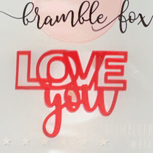 BRAMBLEFOX - ABBELLIMENTO LOVE YOU