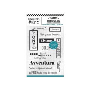 FLORILEGES DESIGN - TIMBRO CLEAR I COLORI DELLA VITA