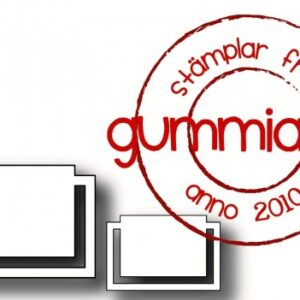 GUMMIAPAN - FUSTELLA REKTANGELGEM