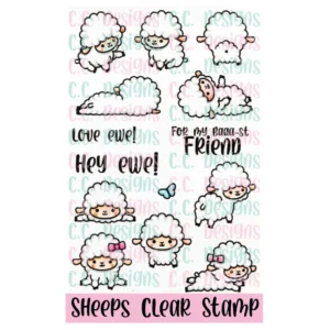 CCDESIGNS - TIMBRO + FUSTELLA SHEEPS OUTLINE