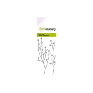 CRAFTEMOTIONS - FUSTELLA 2 BRANCHES WITH STARS