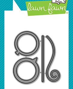 LAWNFAWN - FUSTELLA REVEAL WHEEL CIRCLE ADD-ON BALOON AND SPEECH BUBBLE