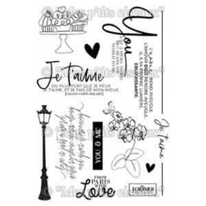 MES P'TITS CISEAUX - TIMBRO CLEAR JE T'AIME