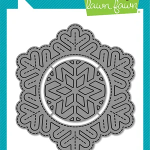 LAWNFAWN - FUSTELLA OUTSIDE IN STITCHED SNOWFLAKE