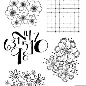 ELIZABETH CRAFT DESIGNS - TIMBRO CLEAR PATTERNS 1